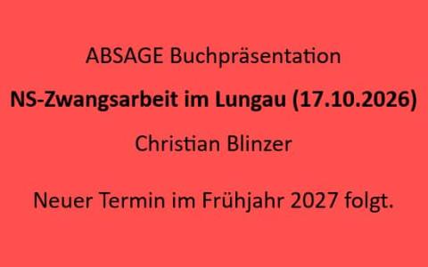 Absage Buch Blinzer Christian